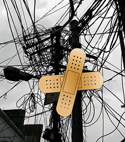 Bandaid on electricity grid. 