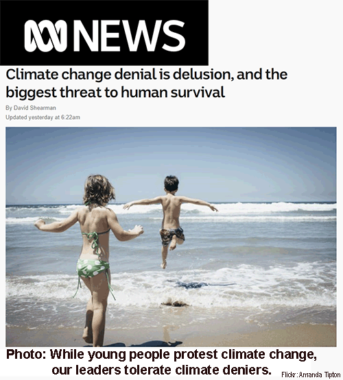 Climate denigration, namecalling, ABC