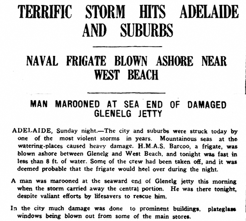 South Australia Storm Damage 1948.