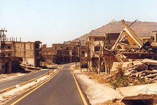 Ruins of Qunaitra, War, Syria, conflict, climate change.