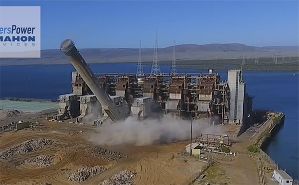 Port Augusta, Northern Power, Demolition, Destruction, Photo, 2018.