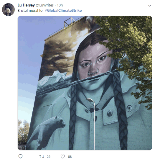 Greta Thunberg, saint.