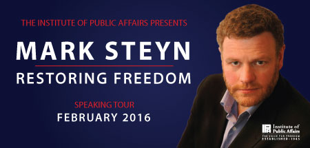 Mark Steyn, Australia, 2016