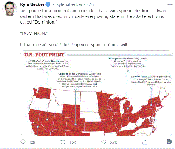 Dominion -- States across the USA.